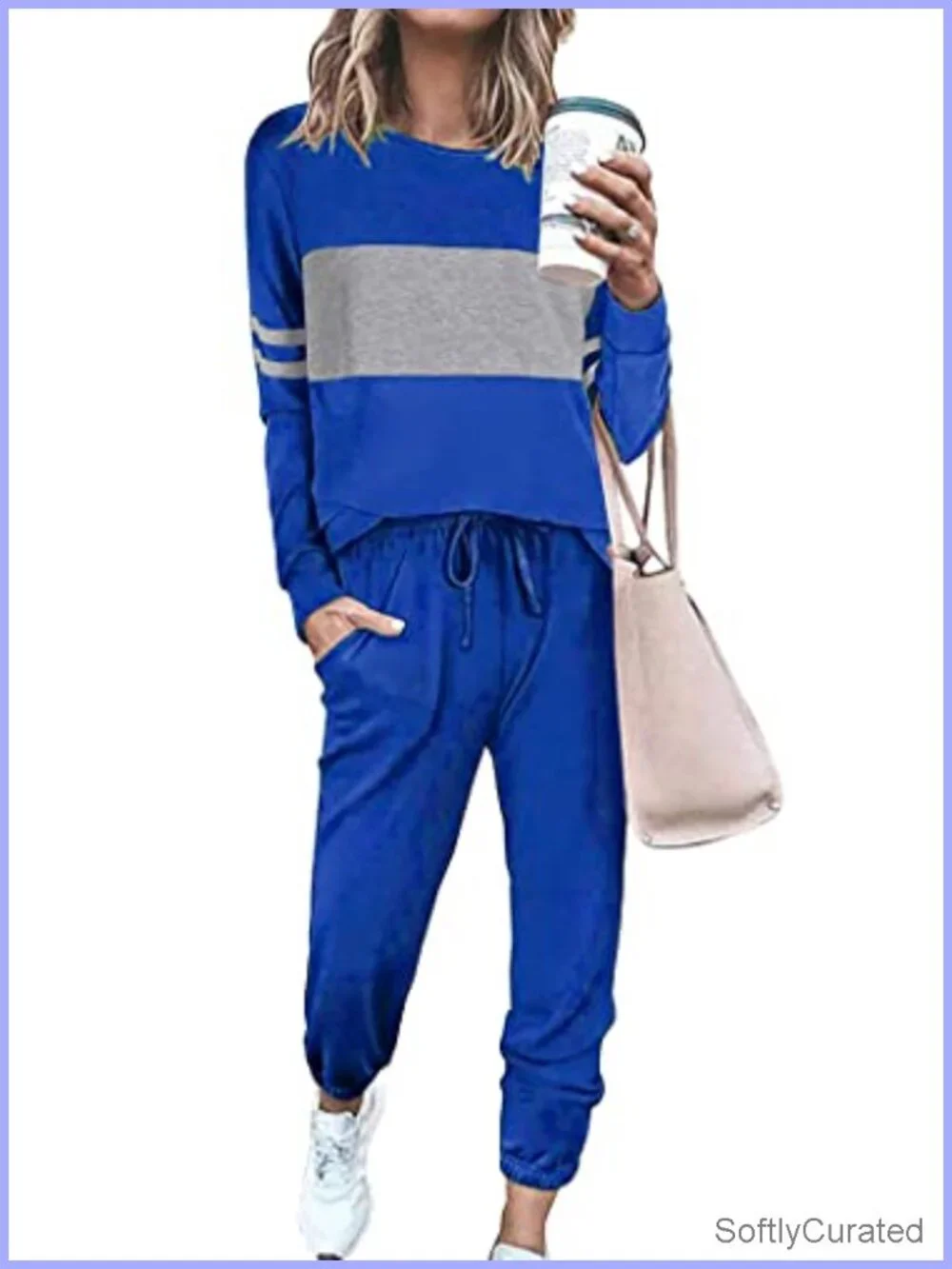 Long Sleeve Top and High Waisted Sweatpants Lounge Set